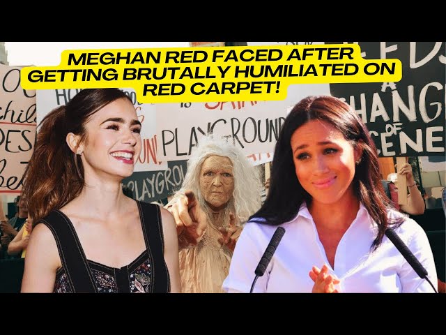 OMG! Meg SCREAMS After Lily Collins Gave Cold Shoulder To Meghan On Red Carpet At MaXXXine Premiere.