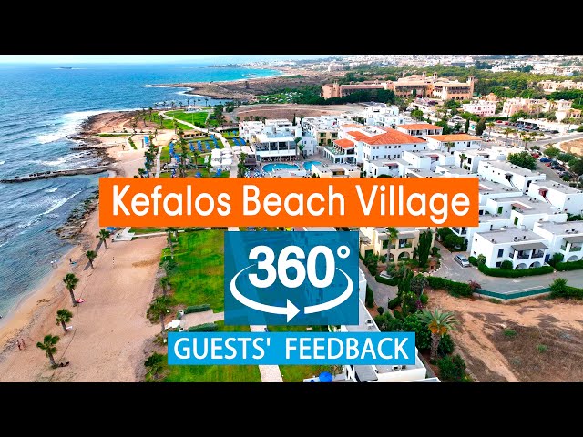 Kefalos Beach Tourist Village: 360° Drone Review Based on TripAdvisor. Cyprus