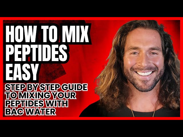 How To Mix Peptides With Bacteriostatic Water | The EASY Way