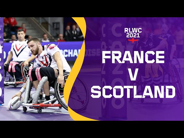 France play Scotland in Wheelchair Round 2 | RLWC2021 Cazoo Match Highlights
