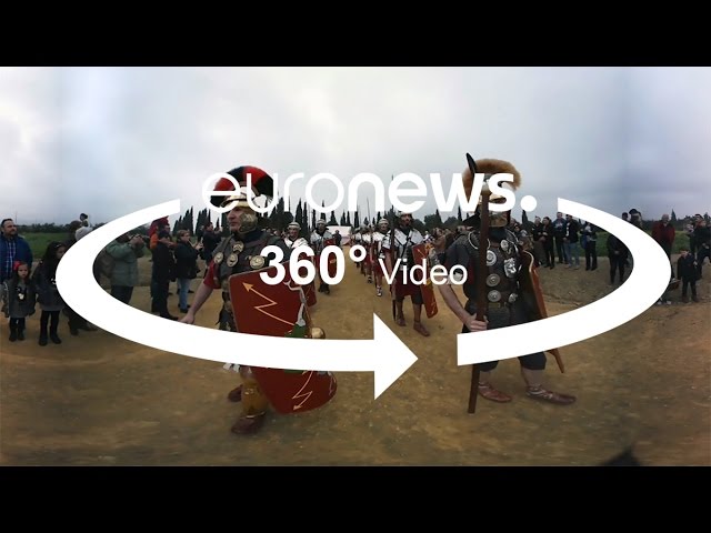 360° Video: Zeitreise im spanischen Italica - Die Römer sind los!