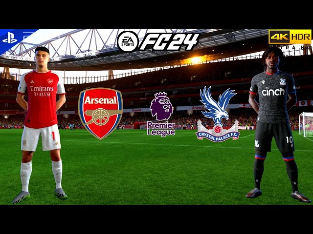 EA Sports FC 24 - Arsenal Vs Crystal Palace - Trossard Martinelli | Premier League 2024 PS5 [4K HDR]