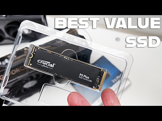 The Best SSD For Gaming and Laptops for Value - Crucial P3 Plus NVMe SSD Review