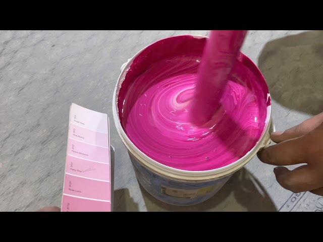 Apex wall colour | pink colour for wall | wall pink colour mixing | wall painting