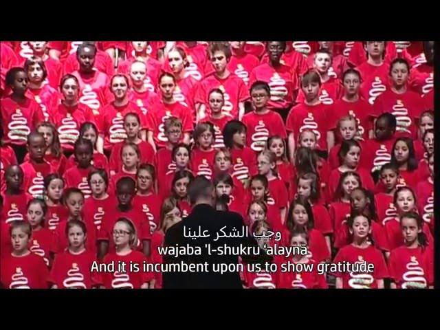 Alhamdoulillah - Tala 'Ala Al Badru Alayna - French Canadian Choir with Lyrics