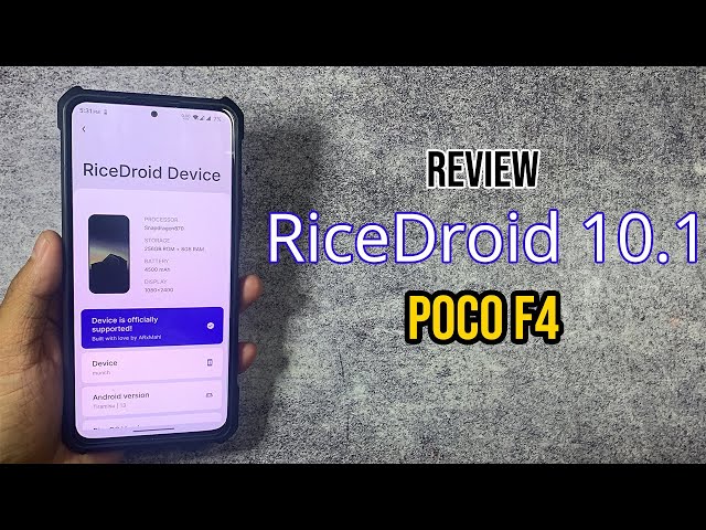 Rom Kok Nasi!? - Review Custom Rom Rice Droid 10.1 Android 13 - Poco F4 Indonesia