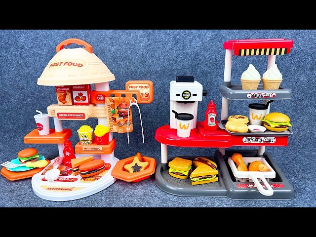 91 Minutes Fast Food Counter Toy Unboxing - Satisfying Unboxing [Toy ASMR]