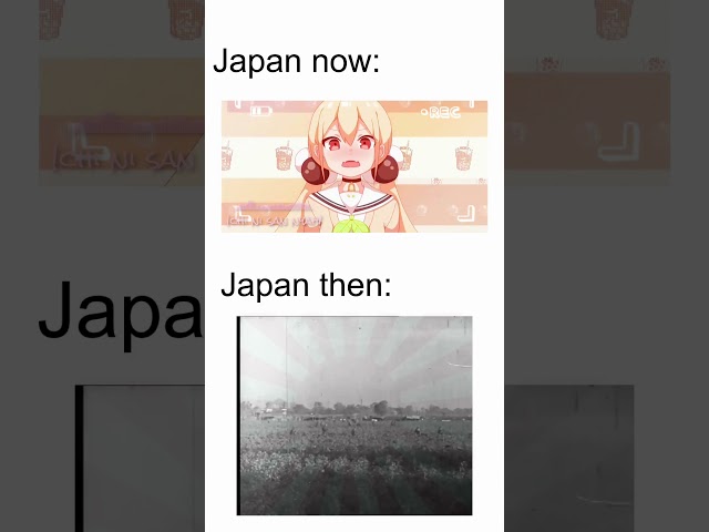 Japan now VS Japan then