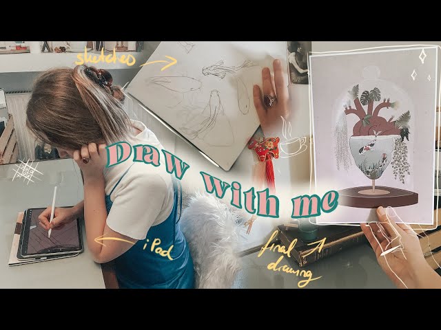 Draw with me ✨ | Finding my style and getting inspired by nature