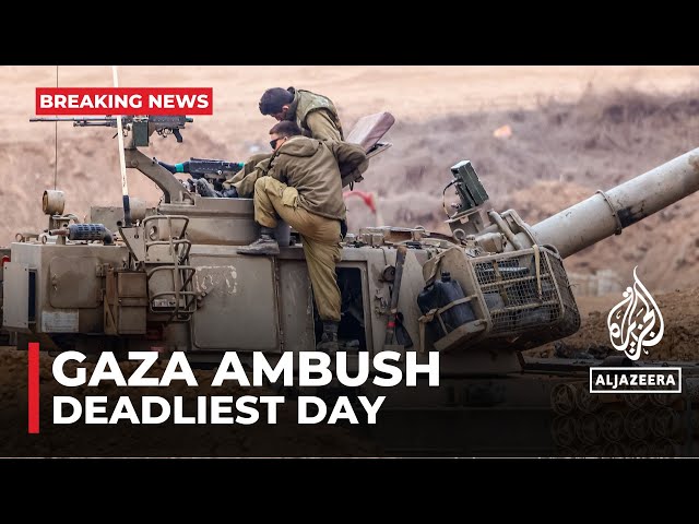 8 Israeli soldiers killed in southern Gaza ambush; deadliest day in months