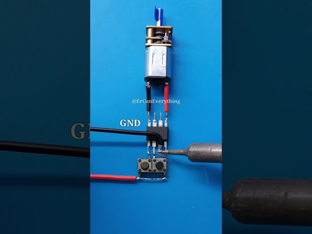 DC Motor Direction Changer IC Simple Circuit
