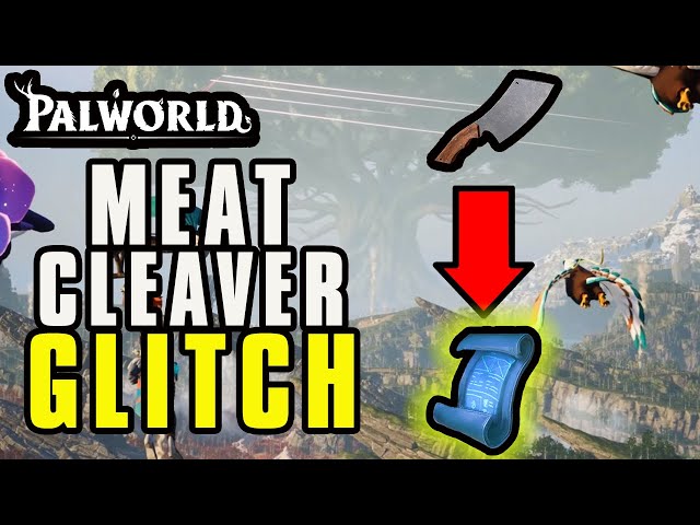 Palworld Meat Cleaver GLITCH! Infinite Resources & Legendary Schematics Farming!