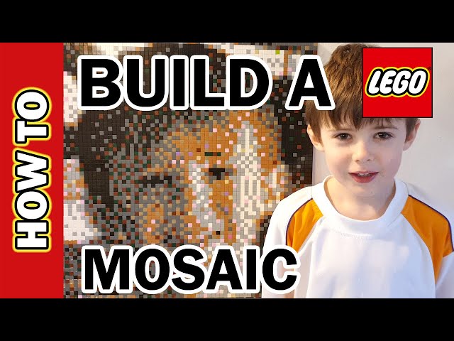 How to Create A LEGO Mosaic Portrait from a Photo with Tips, Suggestions & Time-lapse Tutorial