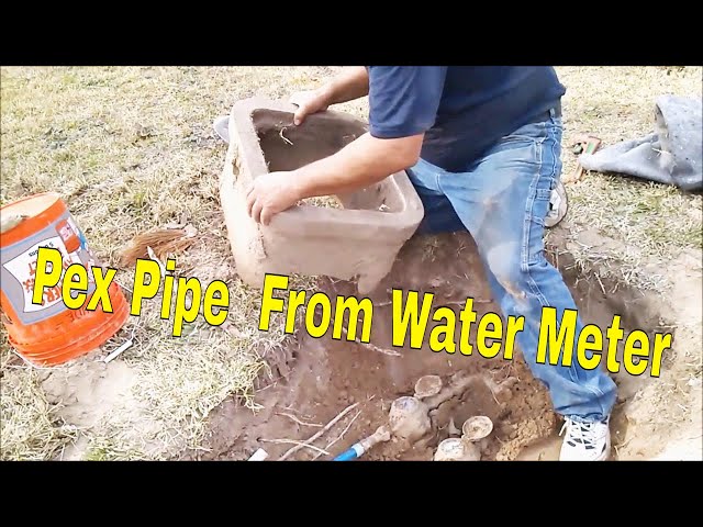 Installing Pex Water Main 4 of 10