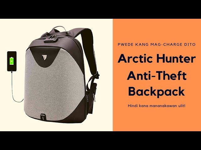 Arctic Hunter Anti-Theft Backpack - Hindi kana mananakawan dito!