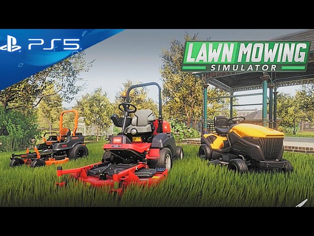 This Game Is Pretty... Therapeutic - Lawn Mowing Simulator (PS5) Gameplay