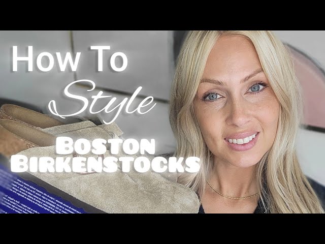 How to style Boston Birkenstocks/Casual Chic Outfit Ideas/#fashion #over40