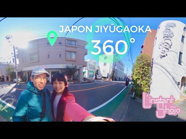 Le pâtissier de mes rêves au JAPON 360° Jiyûgaoka de Mont Saint Clair au parc VIDÉO SPHÉRIQUE 4K