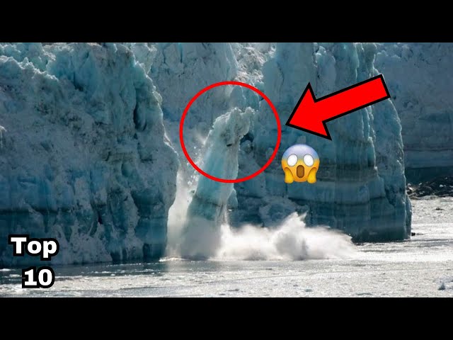 Top 10 BIGGEST Iceberg Calving Events