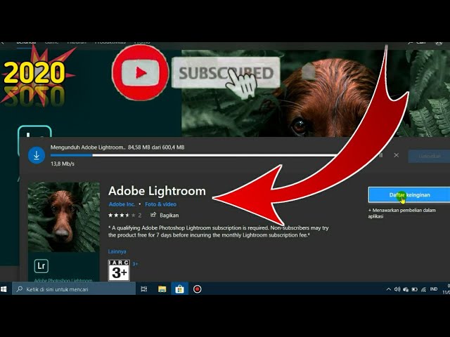 Cara Instal Adobe LightRoom Di PC Atau Laptop Gratisss Di Microsoft Store