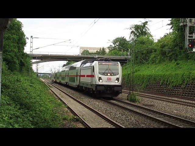 Züge in S-Sommerrain mit Dampfsonderzug, IC, S-Bahn und mehr