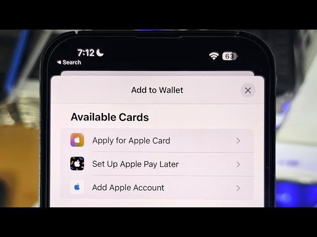Apple Card NOT Showing in Wallet SOLVED!