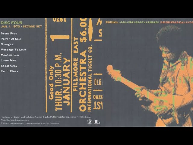 Jimi Hendrix (4th Show 1/1/1970) (“Songs for Groovy Children:The Fillmore East Concerts”)(GTRImprov)