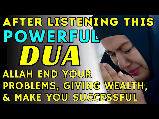 AFTER LISTENING YOU WILL RECEIVE A MIRACLE IN 10 MINUTES | Powerful Dua For Financial Breakthrough