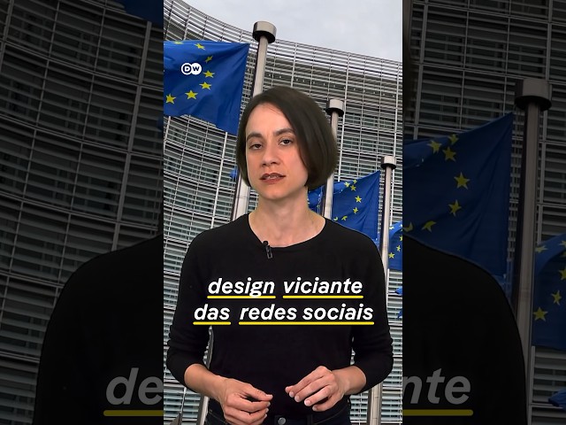 Por que a UE quer combater "design viciante" das redes sociais? - #shorts