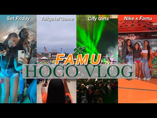 FAMU HOMECOMING 2022 VLOG! FT. NIKE, SET FRIDAY, CITY GIRLS AND MORE!  | Nyla Symone