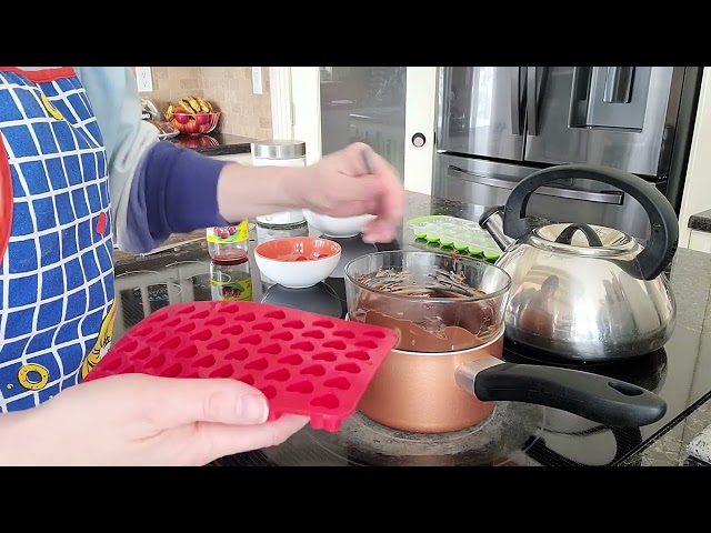 Making Valentine Chocolates
