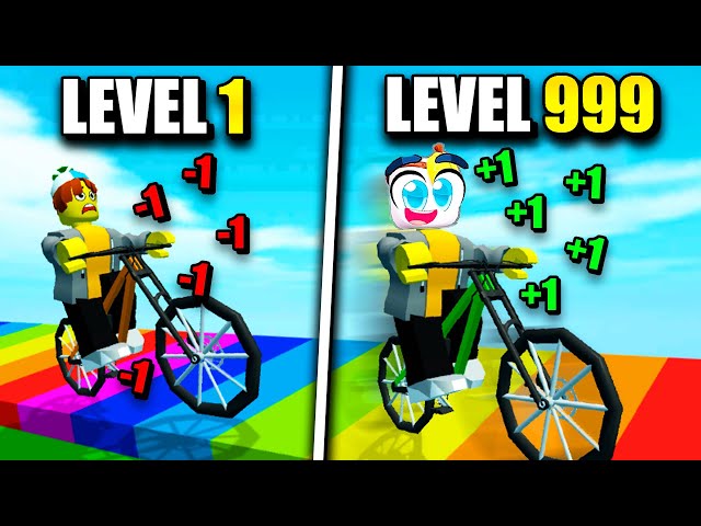 Every Second +1 Speed In Bike Obby Roblox