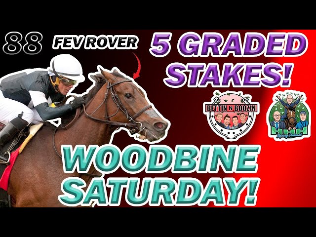 Ep 88 Bettin N Boozin | ALL STAKES PREVIEW FOR WOODBINE SATURDAY | FIVE GRADED STAKES!