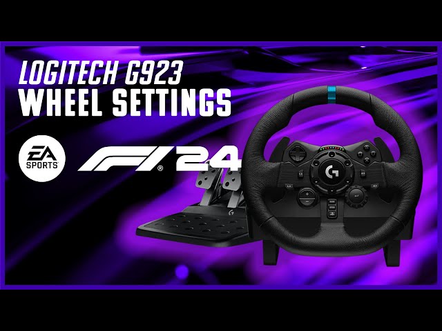 F1 24 - Logitech G923 Best Wheel Settings for PC - Realistic Feel (All Experience Levels)