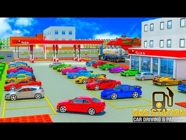 Gas Station:New Car Driving Games:Car Wash Games