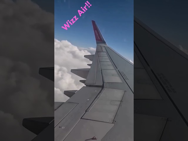 WIZZ AIR Airbus A321neo Very  smouth Flight  over the clouds!!! #shorts #wizzair #flight #aviation