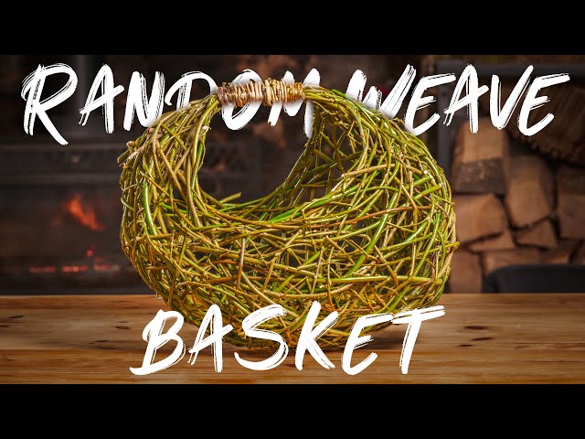 Open weave basket tutorial | Harvest basket diy | willow basket weaving for beginners