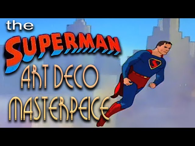 I recreated the ART DECO SUPERMAN by Max FLEISCHER