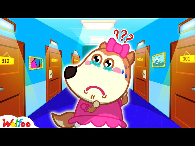 Where Is Baby? Little Lucy Got Lost in a Huge Hotel! Wolfoo Safety Cartoons for Kids | Wolfoo Family