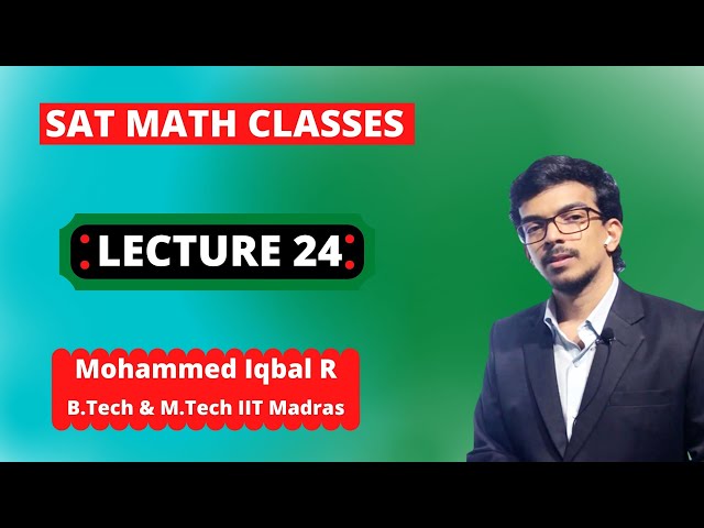 SAT Maths | Heart of Algebra | Linear Inequalities in one variable| Lecture 24