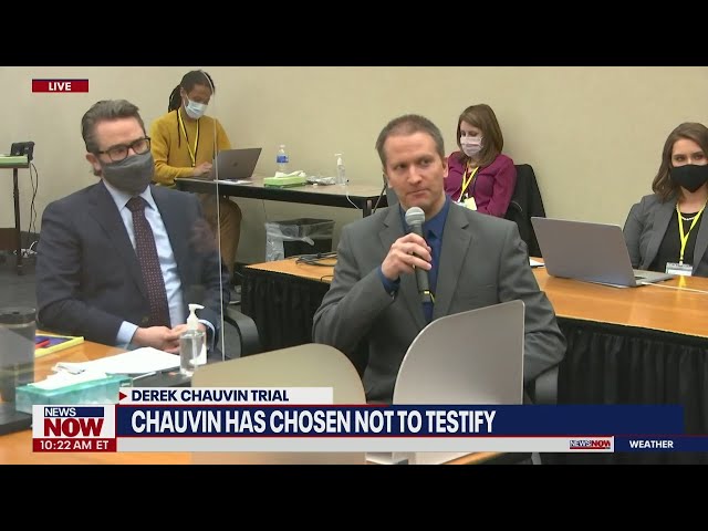 BREAKING: Derek Chauvin will not testify in his own defense | NewsNOW from FOX