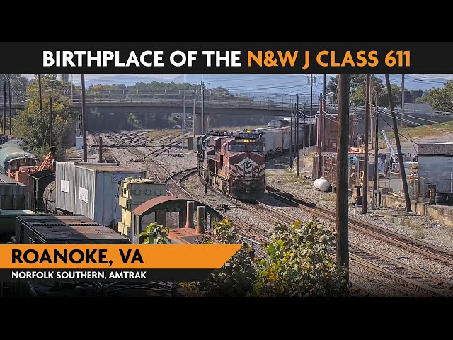 Roanoke, Virginia, USA | Virtual Railfan   LIVE  !
