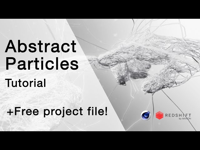Abstract Particles Tutorial 〡Cinema 4D 2024.4 + Redshift 〡in 1,5 minutes!