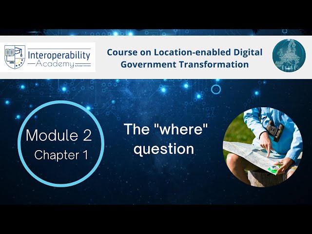 Module 2 Chapter 1: The ‘where’ question