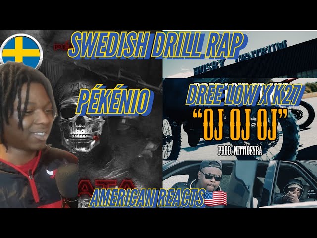 AMERICAN REACTS TO SWEDISH RAP WITH ENGLISH SUBTITLES! Ft. DREE LOW, K27, PÉKÉNIO