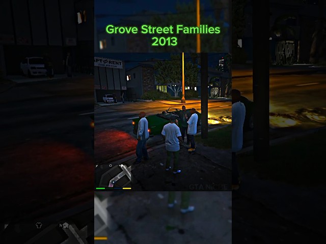 Grove Street Families Then And Now | GTA