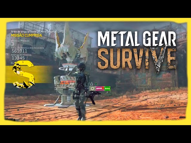 Metal Gear Survive - S Rank Salvage Mission | Deserted Mines