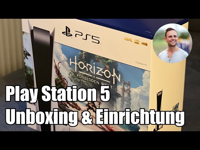 Unboxing Sony PlayStation 5 & Einrichtung