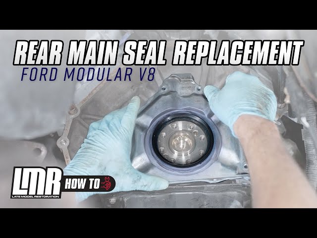 How To Replace 5.0L Coyote Rear Main Seal (Also Works For 4.6L, 5.4L, 6.8L Engines)