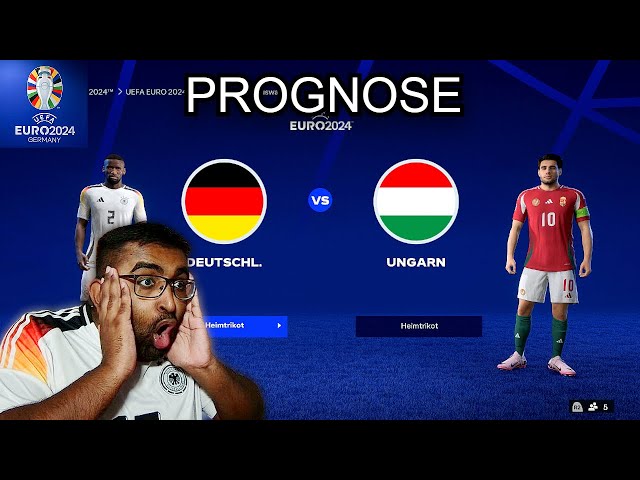 Deutschland vs Ungarn🔥| PROGNOSE | EURO 2024 GRUPPENPHASE ✅ | EAFC 24  Deutsch | PS5
